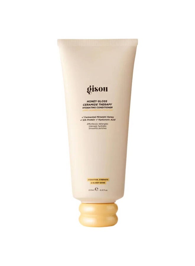 Gisou Honey Gloss Ceramide Therapy Hydrating Conditioner 200ml - Image 1